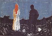 Edvard Munch Alone oil painting picture wholesale